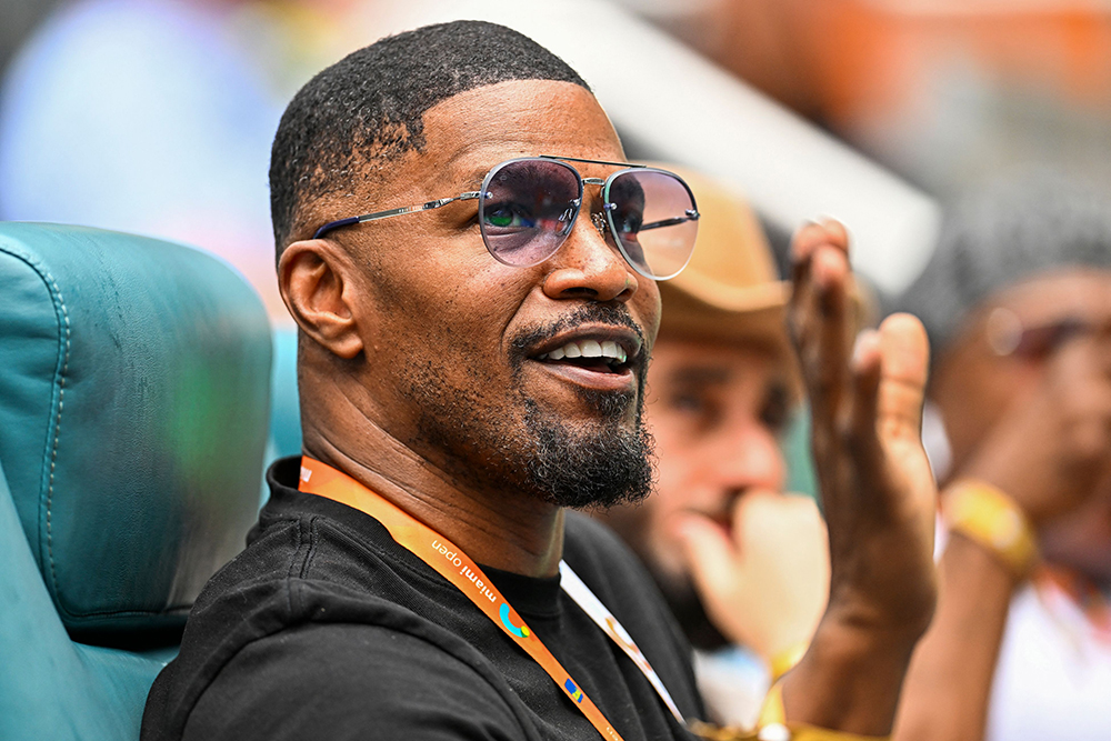 New BFF Jamie Foxx is excited! (Getty)
